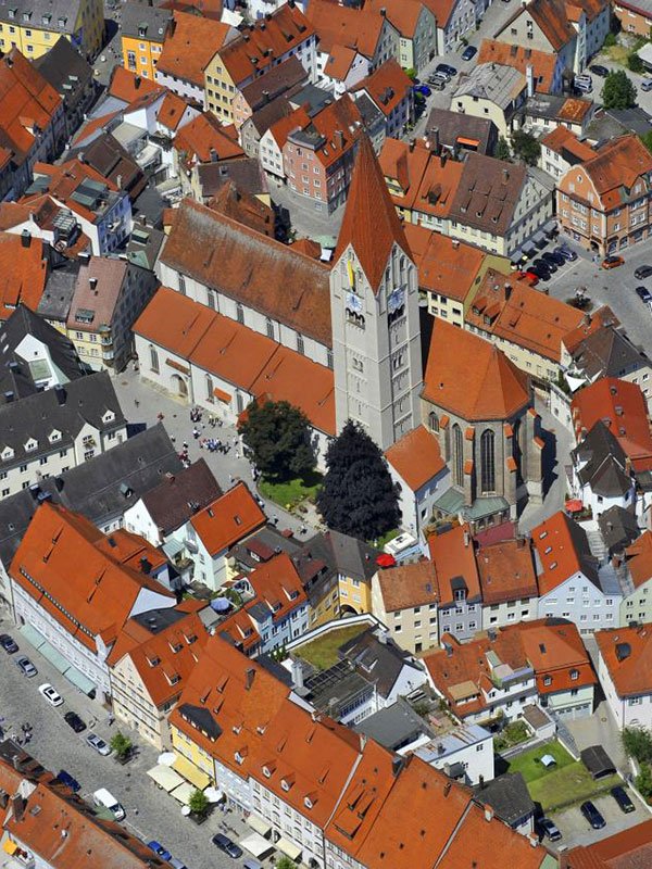 Luftbild Kaufbeuren Altstadt